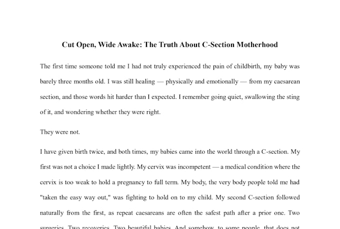 write 500 words on any topic